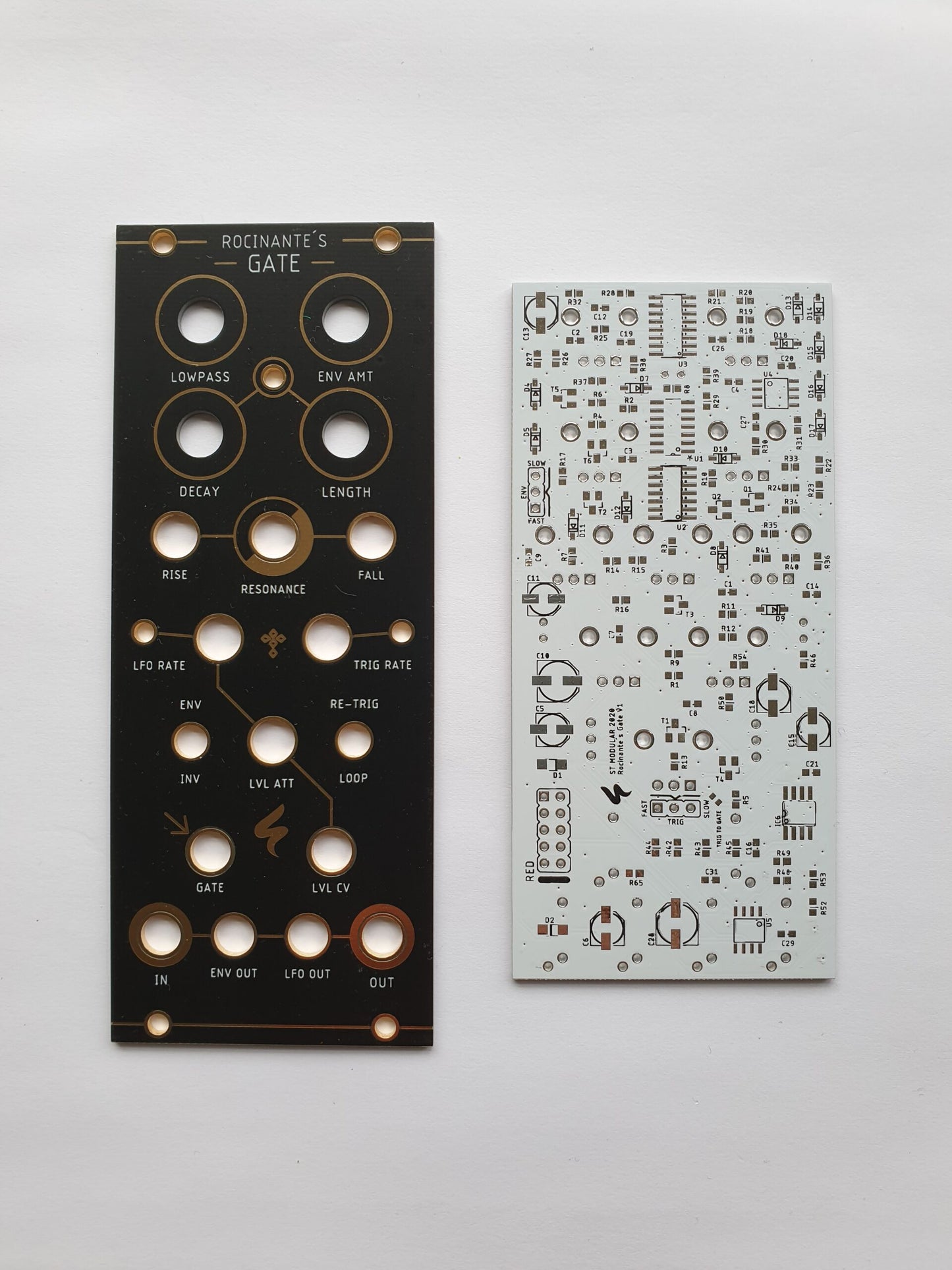 ROCINANTE'S GATE / simulated low-pass gate with lfo and envelope generator / 10 HP
