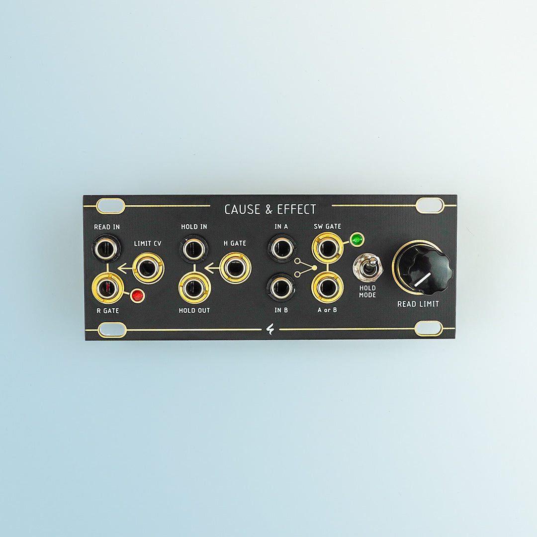CAUSE & EFFECT / Voltage Reader, Sample &amp; Hold and Gate Switch / 1U Intellijel / 20hp