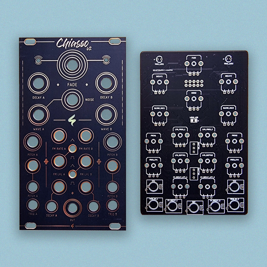 CHIASSO V2 / analog fm drum synth / 14 HP