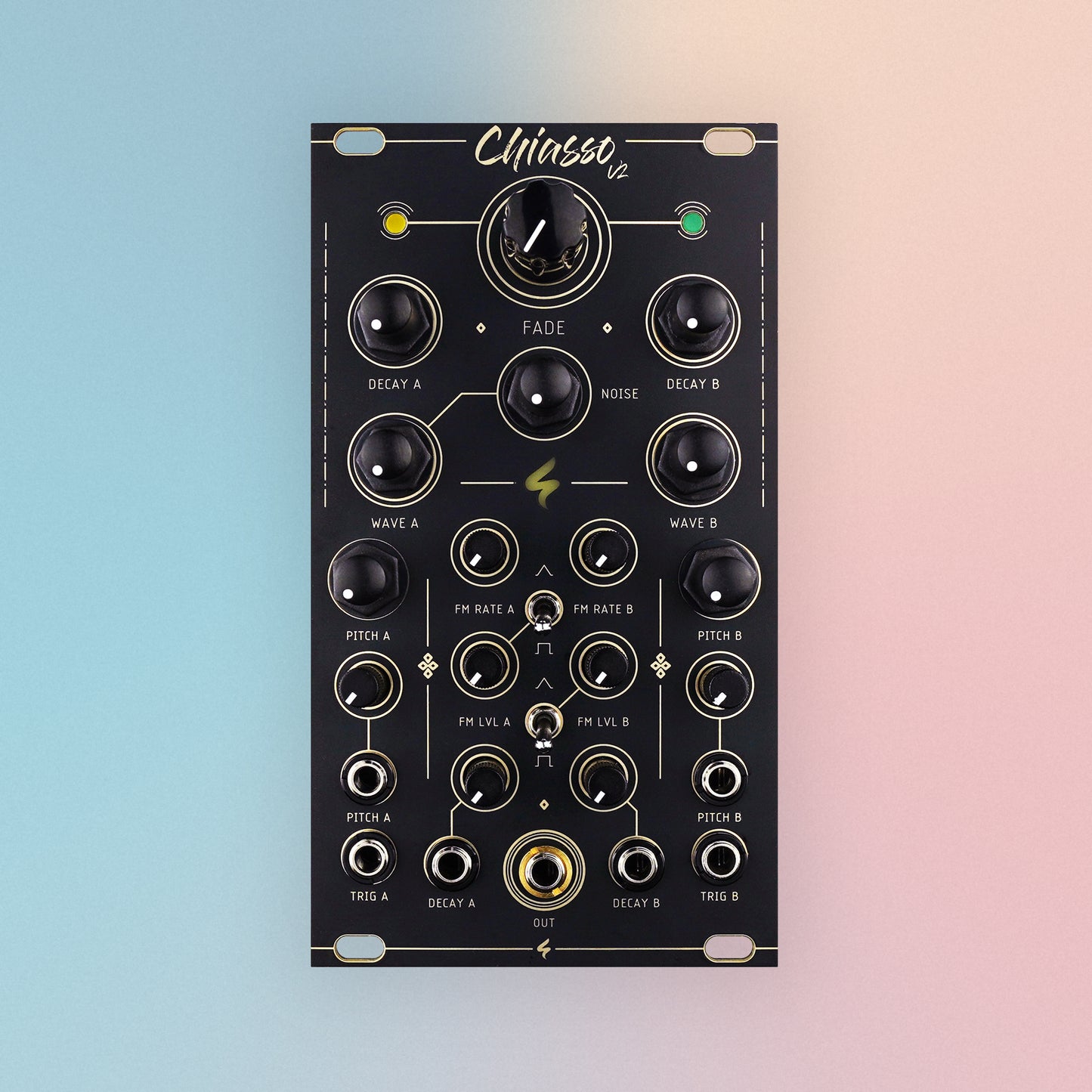 CHIASSO V2 / analog fm drum synth / 14 HP