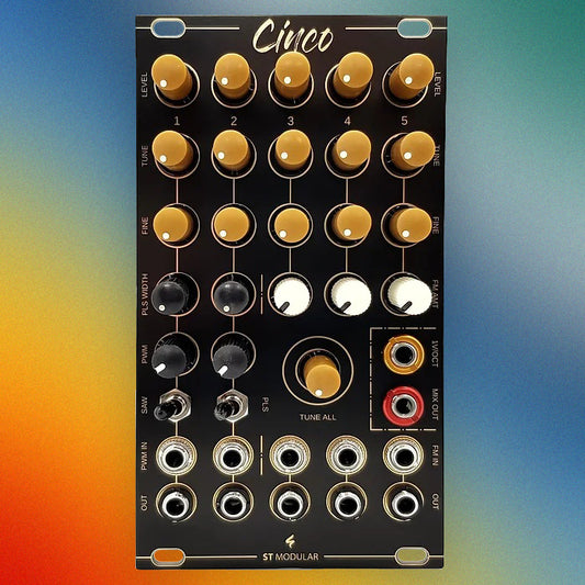 CINCO / five oscillators in a module / 14 HP