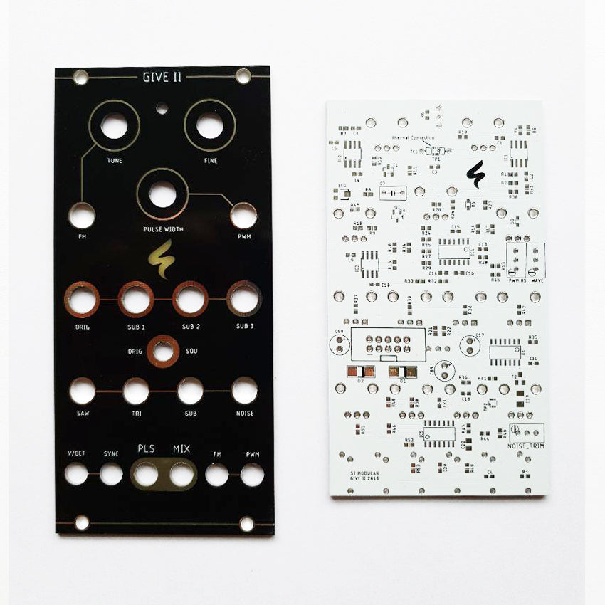 GIVE v2 / classic analog vco with sub-octaves and waveform mixer / 14 HP