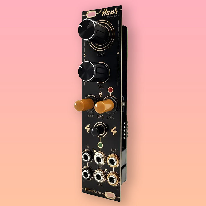 HANS / compact stereo diode-ladder filter and lfo / 6 HP