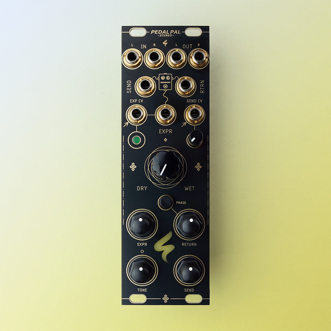 PEDAL PAL STEREO / fx pedal integration module / 8 HP