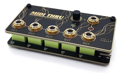 MIDI THRU / active 1x5 trs midi thru / 0 HP
