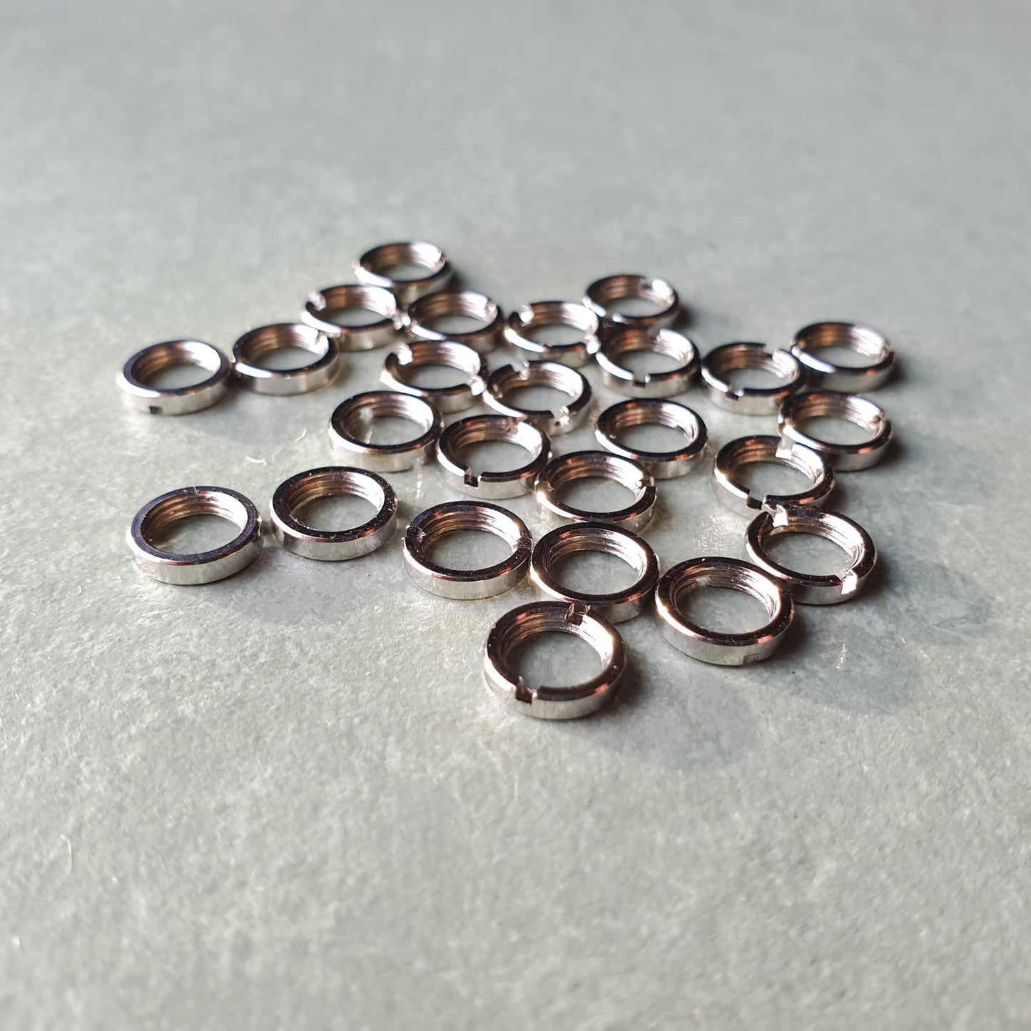 PUSHERNUTS - smooth round mini jack nuts - pack of 25