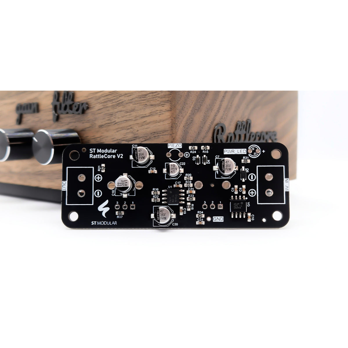 RATTLECORE / piezo pre-amp PCB with high-pass filter / PCB only