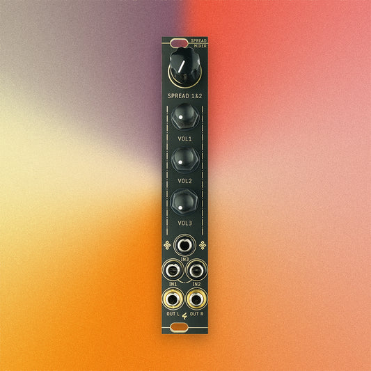 SPM / 3-channel spread mono mixer / 4 HP