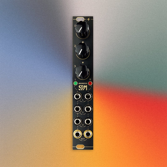 STM / 3-channel stereo mixer / 4 HP