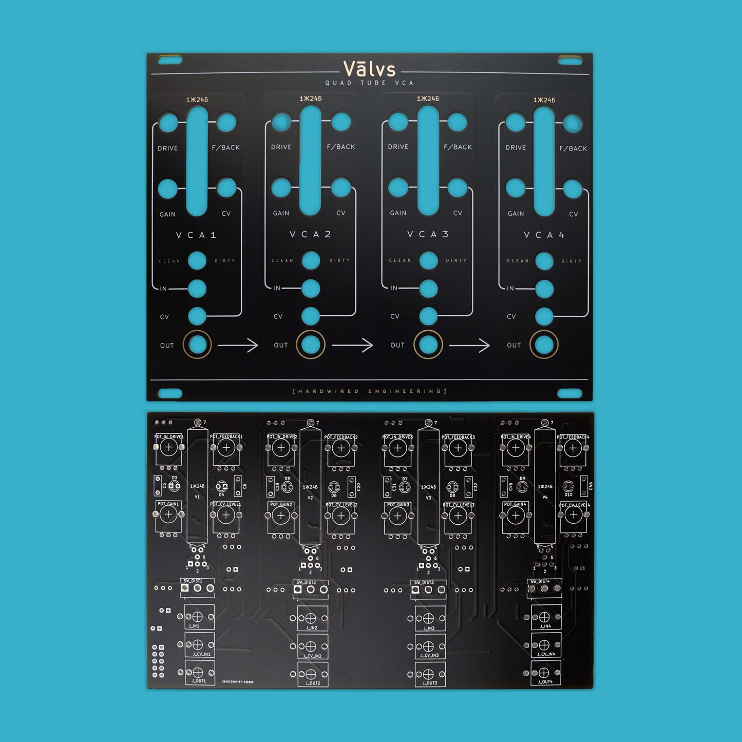 VALVS / Quad tube vca - distortion