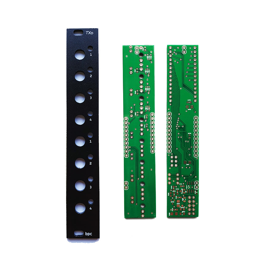 TXO (Terminal/Teletype expander: 4 triggers & 4 CV outputs)