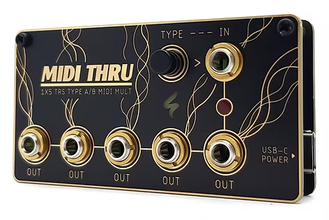 MIDI THRU / active 1x5 trs midi thru / 0 HP