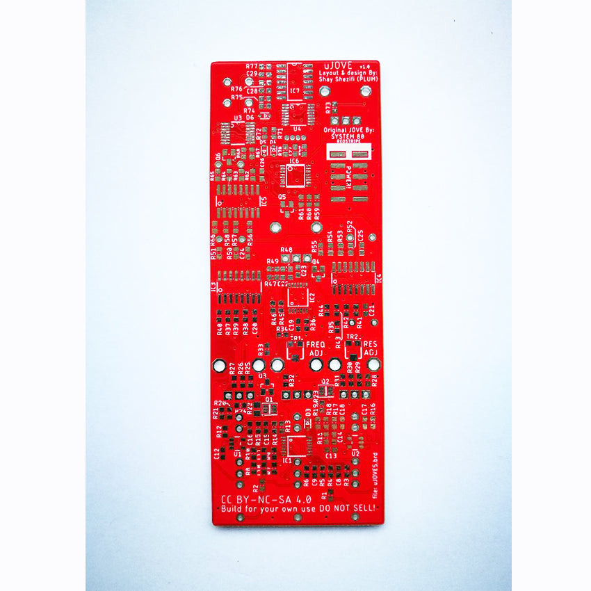 uJOVE / pcb & anodized aluminium panel set