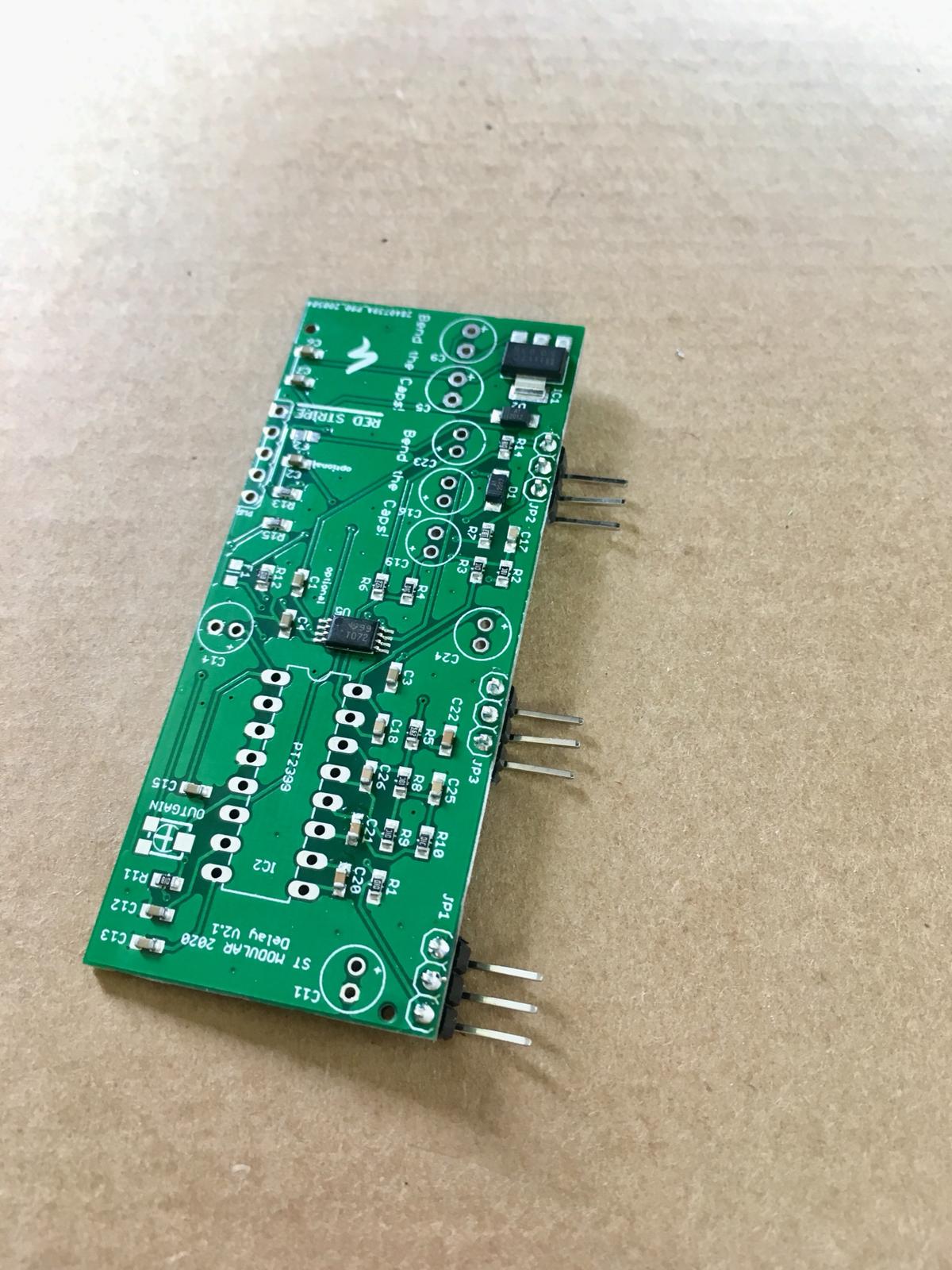 FULL KIT (smd pre soldered) – ST Modular – DELAY v2 – 2hp – Pusherman