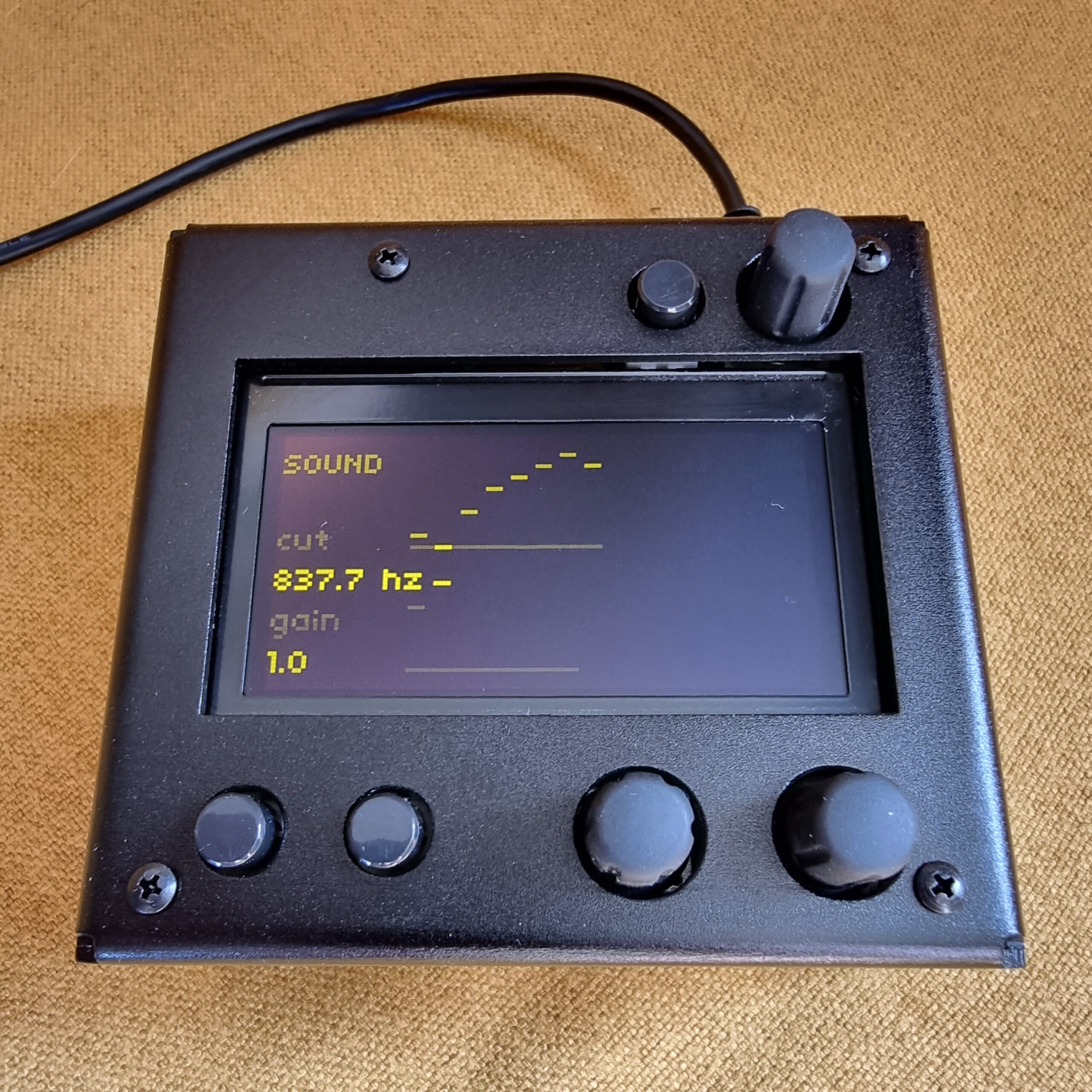 Norns Shield pi3 (v210330) fully built unit with Yellow screen in 